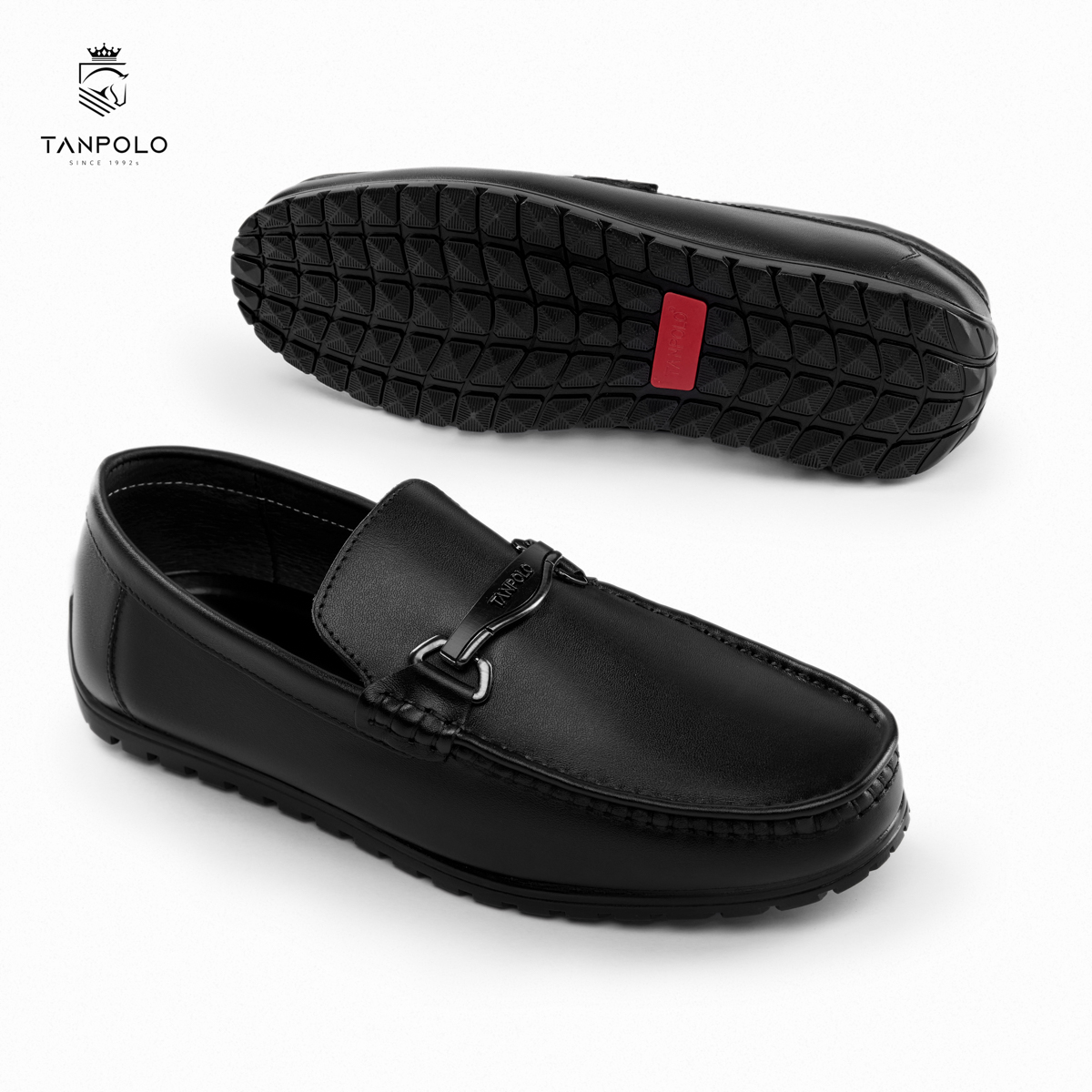 Giày Lười Tanpolo Horsebit Loafer 5985 3 5985 ĐEN 1