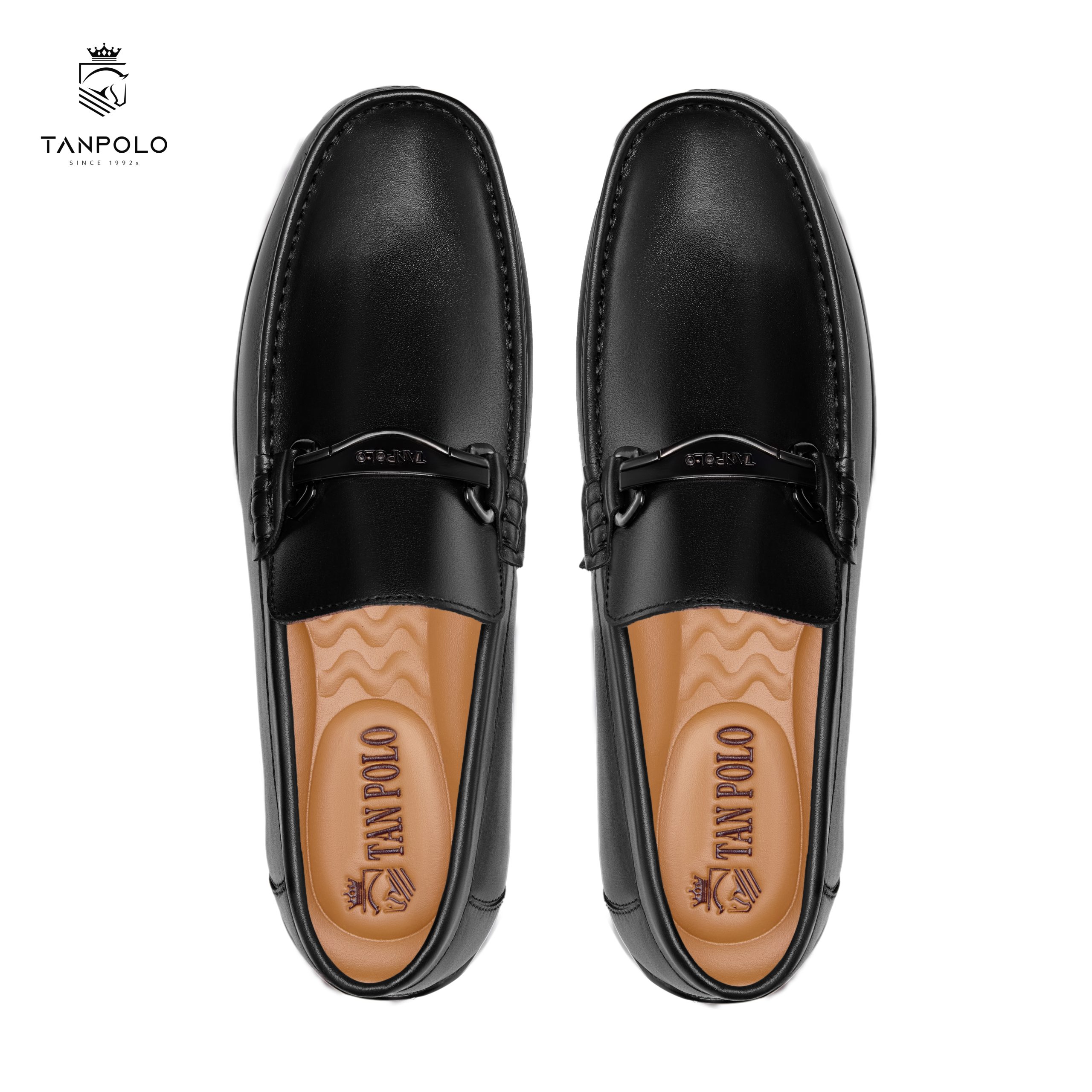Giày Lười Tanpolo Horsebit Loafer 5985 8 5985 ĐEN 6