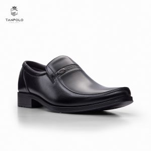 Giày Tây Xỏ Tanpolo Loafer Trơn 8019 18 8019 ĐEN 5