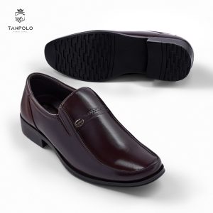 Giày Tây Xỏ Tanpolo Loafer Trơn 8019 20 8019 NÂU 1