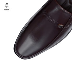 Giày Tây Xỏ Tanpolo Loafer Trơn 8019 21 8019 NÂU 2