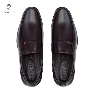 Giày Tây Xỏ Tanpolo Loafer Trơn 8019 25 8019 NÂU 6