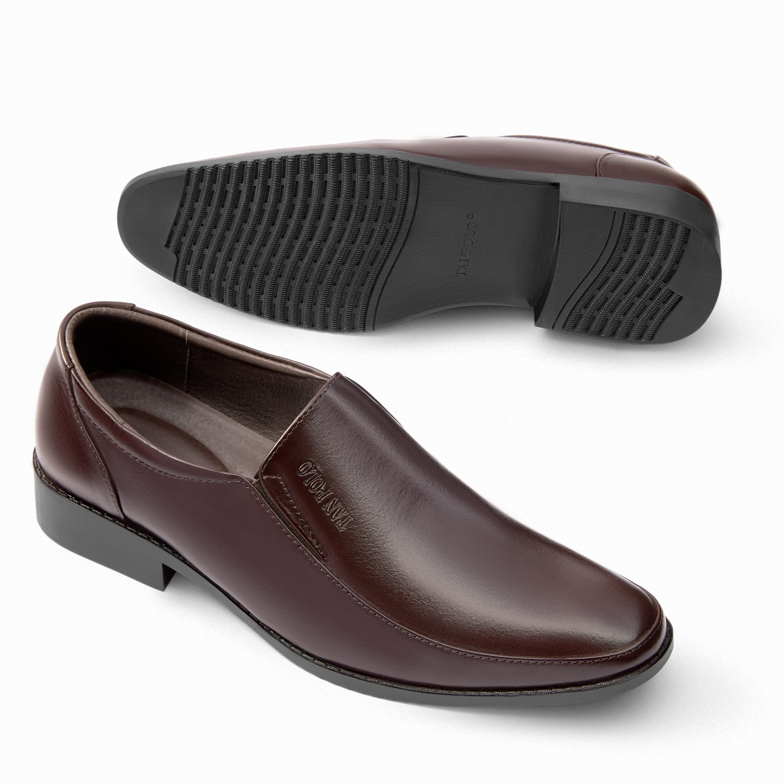 Giày Tây Xỏ Tanpolo Loafer Trơn 4083 9 TÂY 4083 NÂU 1