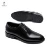 Giày Tây Nam Buộc Dây TANPOLO 1041 – Da Bò Thật 2 Cột Dây 1041 1 Đen
