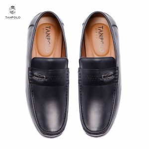 Giày Lười Nam TANPOLO 5986 – Đen/Nâu/Xám/Xanh, Size 38–44 27 Giày Lười Nam TANPOLO 5986 màu Đen