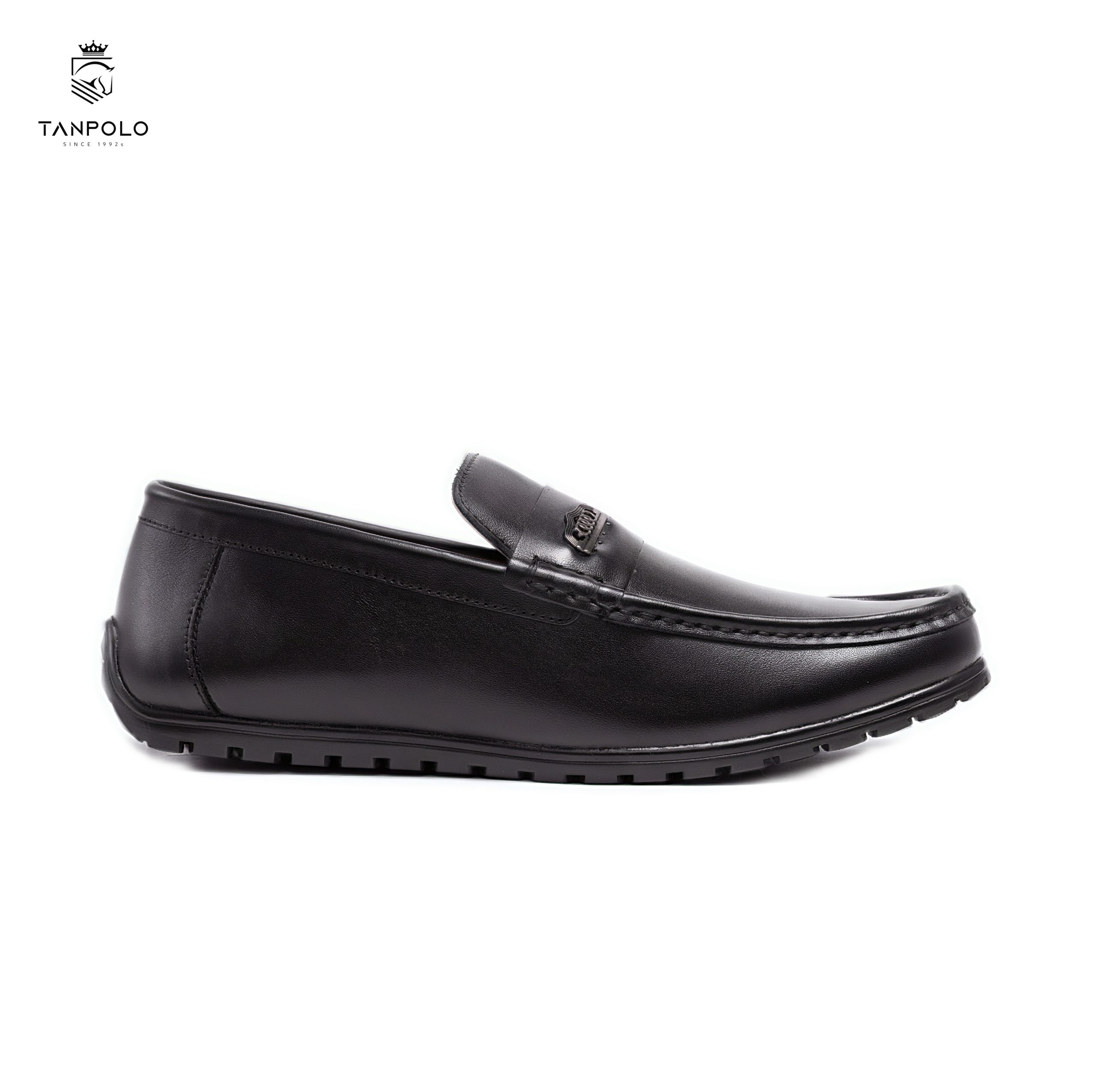 Giày Lười Nam TANPOLO 5986 – Đen/Nâu/Xám/Xanh, Size 38–44 5 Giày Lười Nam TANPOLO 5986 màu Đen