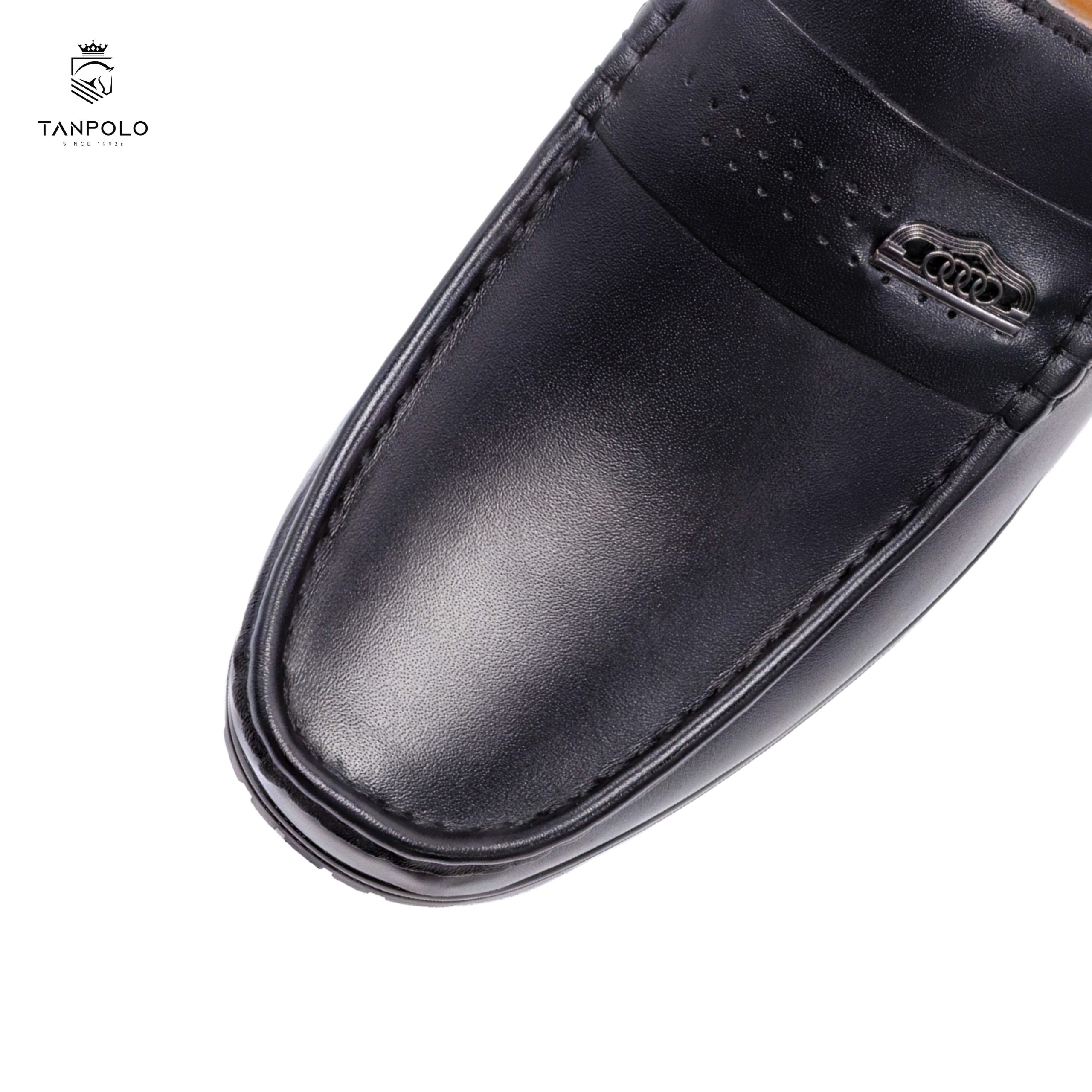 Giày Lười Nam TANPOLO 5986 – Đen/Nâu/Xám/Xanh, Size 38–44 7 Giày Lười Nam TANPOLO 5986 màu Đen