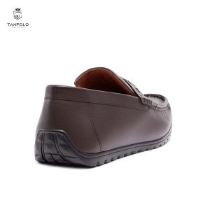 Giày Lười Nam TANPOLO 5986 – Đen/Nâu/Xám/Xanh, Size 38–44 35 Giày Lười Nam TANPOLO 5986 màu Nâu