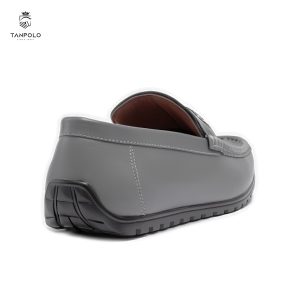 Giày Lười Nam TANPOLO 5986 – Đen/Nâu/Xám/Xanh, Size 38–44 41 Giày Lười Nam TANPOLO 5986 màu Xám