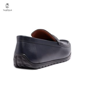Giày Lười Nam TANPOLO 5986 – Đen/Nâu/Xám/Xanh, Size 38–44 47 Giày Lười Nam TANPOLO 5986 màu Xanh